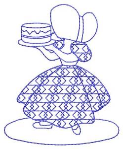 Picture of Bluework Baking Sue Machine Embroidery Design