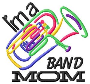 Picture of Tuba Band Mom Machine Embroidery Design