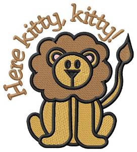 Picture of Here Kitty Machine Embroidery Design