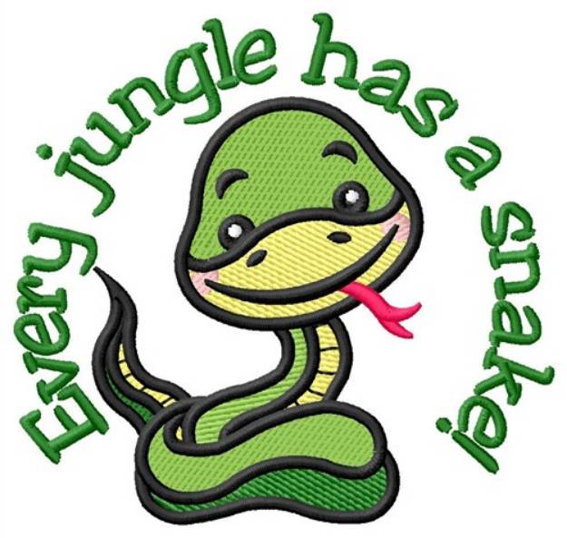 Picture of Every Jungle Machine Embroidery Design