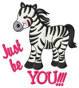 Picture of Just Be You Machine Embroidery Design
