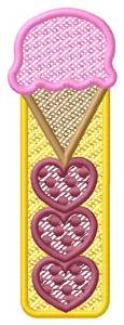Picture of Ice Cream Hearts Machine Embroidery Design