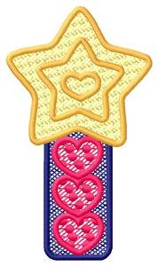 Picture of Star Hearts Machine Embroidery Design
