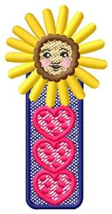 Picture of Flower Child Hearts Machine Embroidery Design