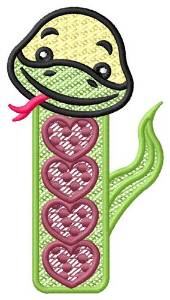 Picture of Snake Hearts Machine Embroidery Design
