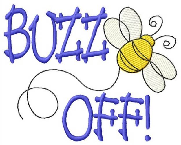 Picture of Buzz Off Machine Embroidery Design