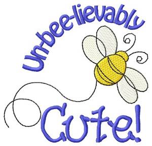 Picture of Unbeelievably Cute Machine Embroidery Design
