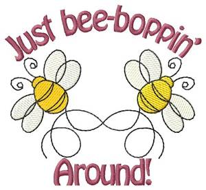 Picture of Bee Boppin Machine Embroidery Design