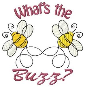 Picture of Whats the Buzz Machine Embroidery Design