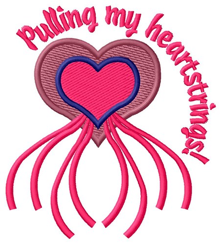 Pulling Heartstrings Machine Embroidery Design