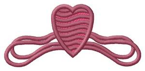 Picture of Heart with Strings Machine Embroidery Design