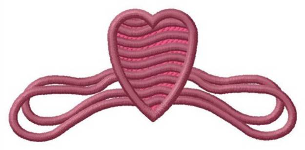Picture of Heart with Strings Machine Embroidery Design