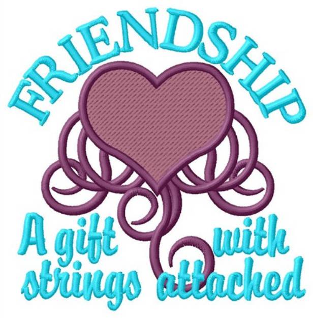 Picture of Gift with Strings Machine Embroidery Design