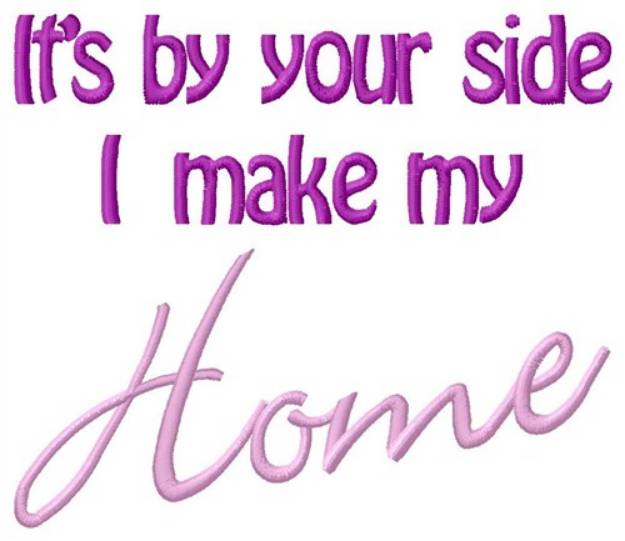 Picture of Make My Home Machine Embroidery Design