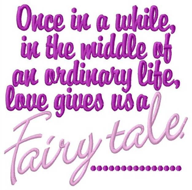 Picture of A Fairy Tale Machine Embroidery Design