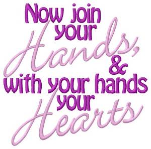 Picture of Join Your Hands Machine Embroidery Design