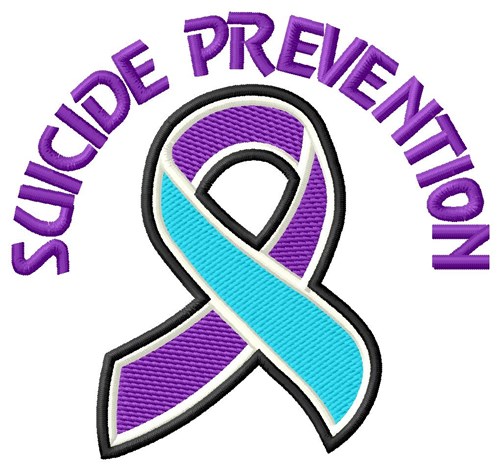 Suicide Prevention Machine Embroidery Design
