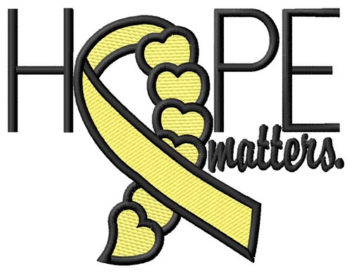 Hope Matters Machine Embroidery Design