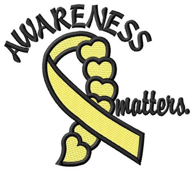 Picture of Awareness Matters Machine Embroidery Design