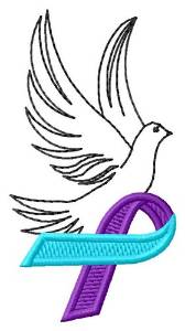 Picture of Suicide Dove Machine Embroidery Design