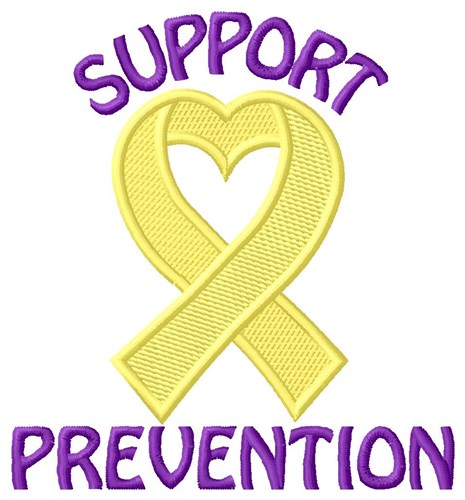Support Prevention Machine Embroidery Design