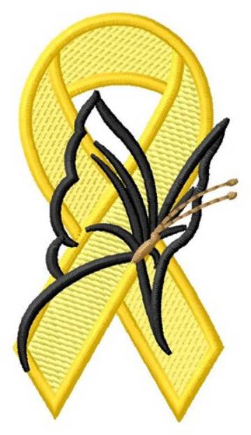 Picture of Butterfly Ribbon Machine Embroidery Design