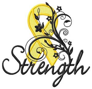 Picture of Strength Machine Embroidery Design