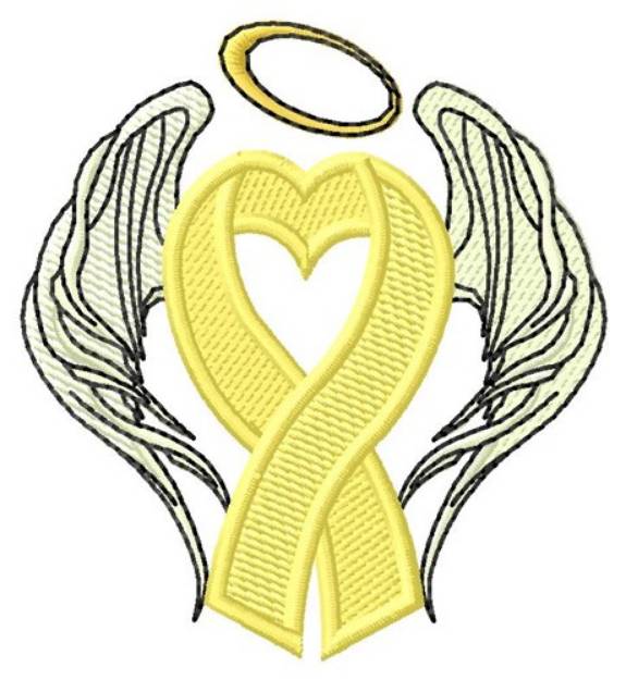 Picture of Angel Ribbon Machine Embroidery Design