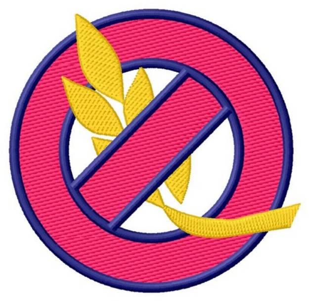 Picture of No Wheat Machine Embroidery Design