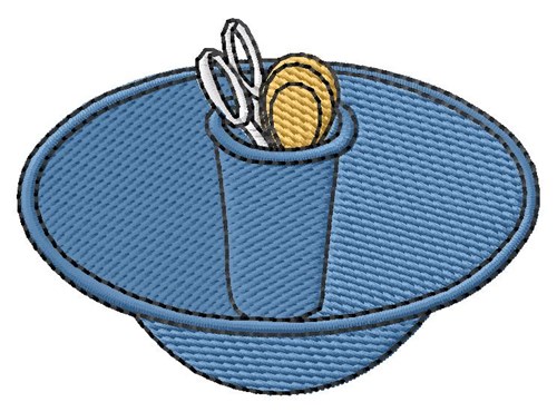 Snippet Bowl Machine Embroidery Design