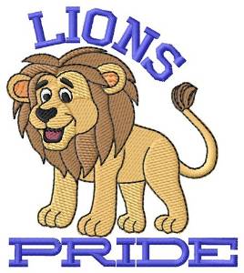Picture of Lions Pride Machine Embroidery Design