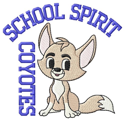 School Spirit Machine Embroidery Design