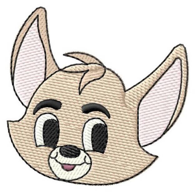 Picture of Coyote Face Machine Embroidery Design