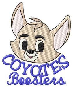 Picture of Coyotes Boosters Machine Embroidery Design