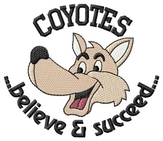 Picture of Believe & Succeed Machine Embroidery Design
