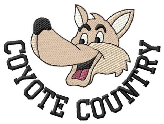 Picture of Coyote Country Machine Embroidery Design