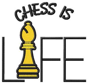 Picture of Chess is Life Machine Embroidery Design