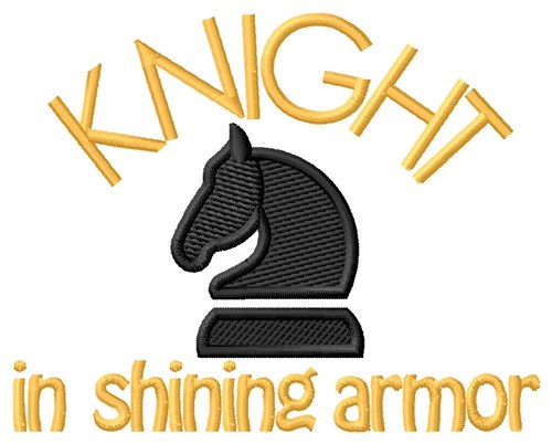 Shining Armor Machine Embroidery Design