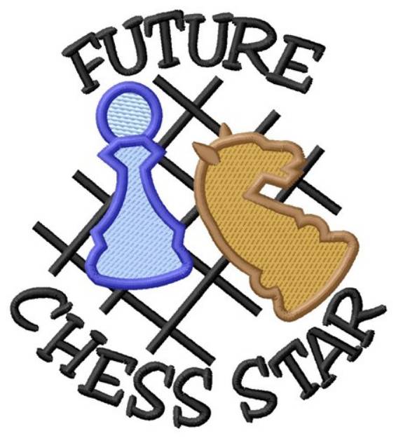Picture of Future Chess Star Machine Embroidery Design