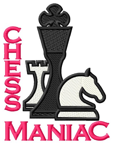 Chess Maniac Machine Embroidery Design