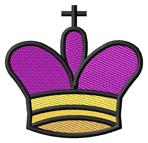 Chess King Crown Machine Embroidery Design