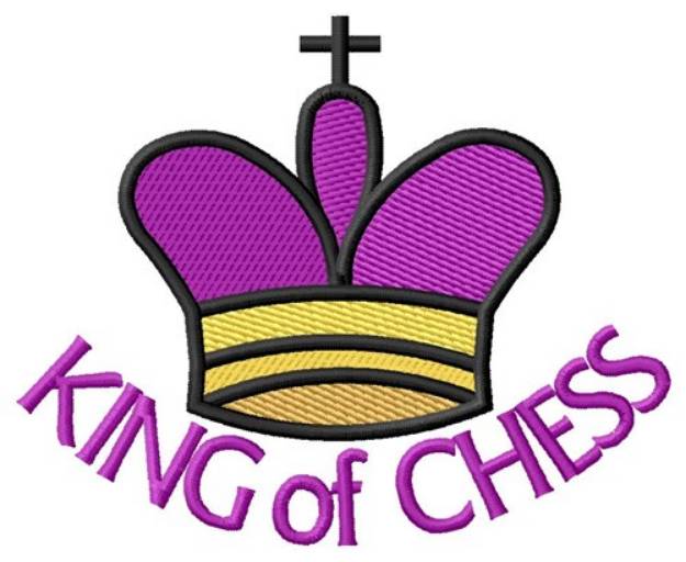 Picture of King of Chess Machine Embroidery Design