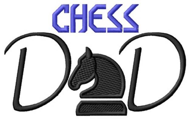 Picture of Chess Dad Machine Embroidery Design