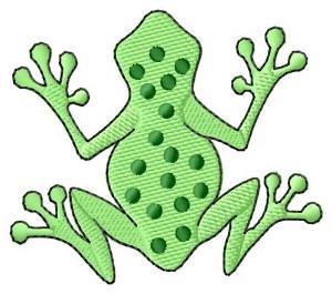 Picture of Spotted Frog Machine Embroidery Design