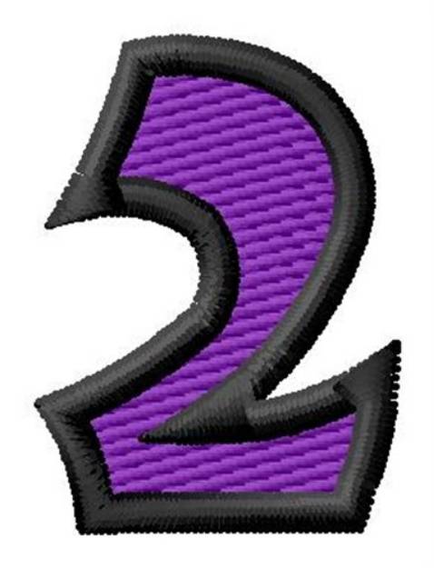 Picture of Pointed Purple 2 Machine Embroidery Design