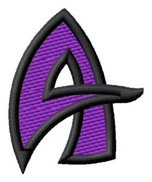 Picture of Pointed Purple A Machine Embroidery Design