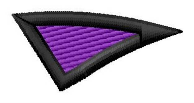 Picture of Pointed Purple Dash Machine Embroidery Design