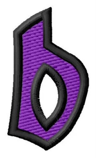 Picture of Pointed Purple b Machine Embroidery Design