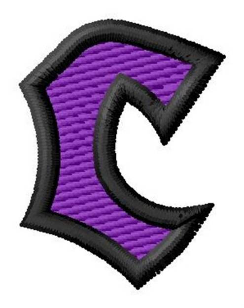 Picture of Pointed Purple c Machine Embroidery Design