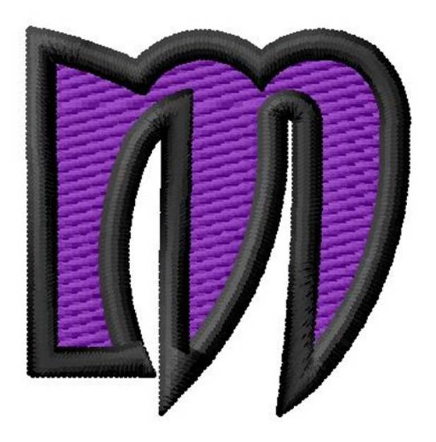 Picture of Pointed Purple m Machine Embroidery Design